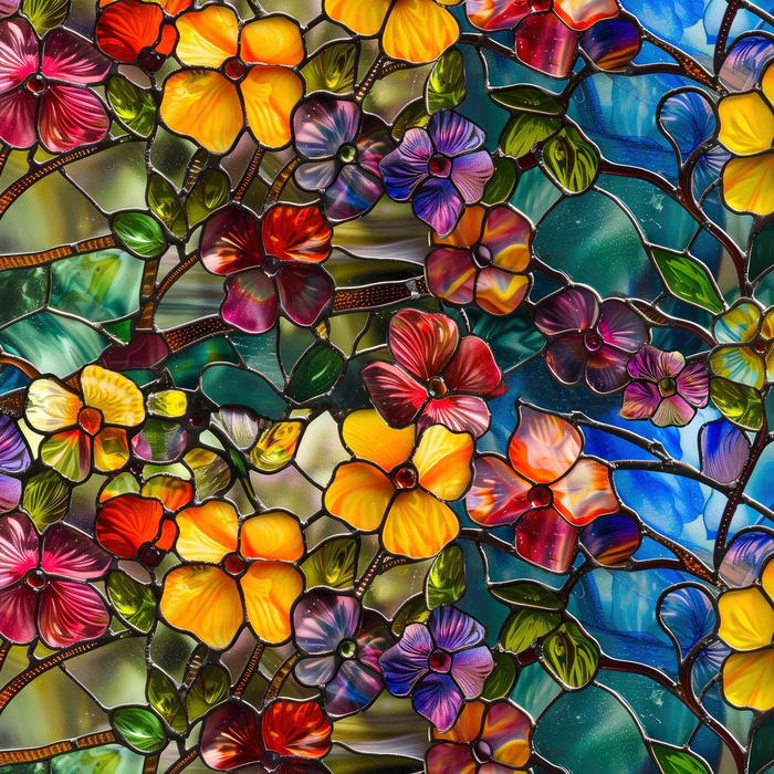 STAINED GLASS WZ. 20 - Baumwoll Webware