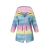 PARKA DZIECIĘCA (ARIEL) - TĘCZOWY OCEAN wz. 1 - softshell (146/152)