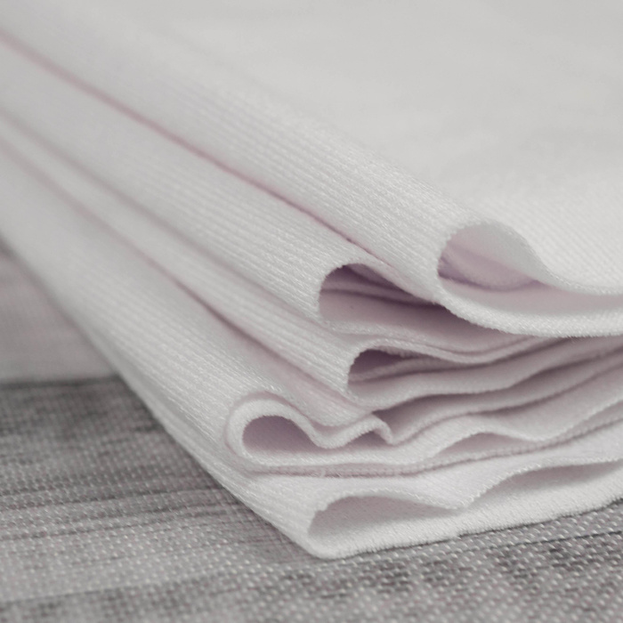 W-01 WHITE - viscose jersey 210g