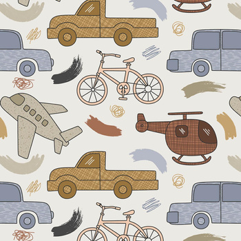 VEHICLES pat. 3 - Cotton muslin