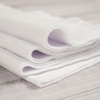 Rib Jersey fabric Unicolour - WHITE (D-01)