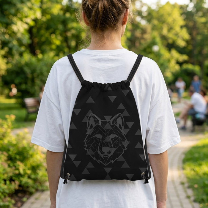 TURNBEUTEL - GRAY WOLF - Nähset