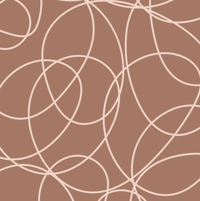 Geometric /Mocha Mousse - lycra 300g