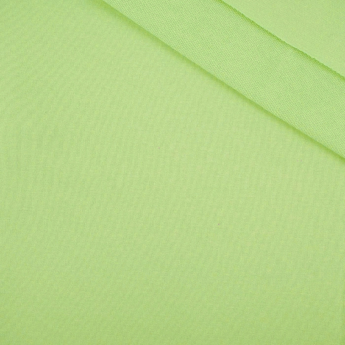 French Terry mit Elasthan - HELLGRÜN/GREEN (D-122)