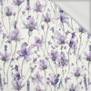 PASTEL FLOWERS WZ. 33 - dresówka pętelkowa