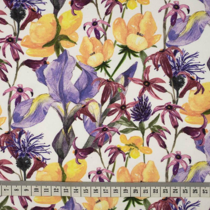 IRISES (IN THE MEADOW) - Linen 100%