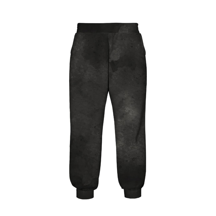 KID'S JOGGERS (ROBIN) - BLACK - sewing set (158/164)