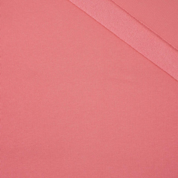 D-107 CANDY PINK - gruba dresówka drapana D300