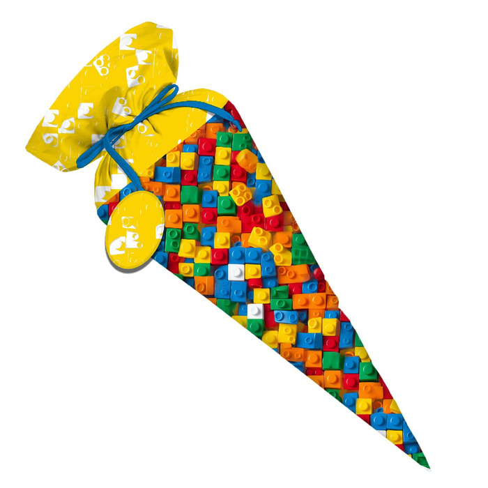 Schultüte - COLORFUL BLOCKS M. 2 - groß