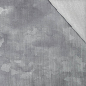 50CM CAMOUFLAGE pat. 2 / grey - Cotton muslin
