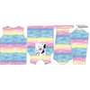 Longsleeve - RAINBOW OCEAN pat. 1 / panda - sewing set (134/140)