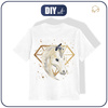 KINDER T-SHIRT - PFERD m. 4 - Single Jersey (128/134)