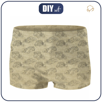 Jungen Badehose - OLD CARS M. 2 - Nähset