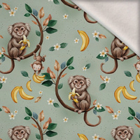 Banana Monkey - brushed knitwear with elastane ITY