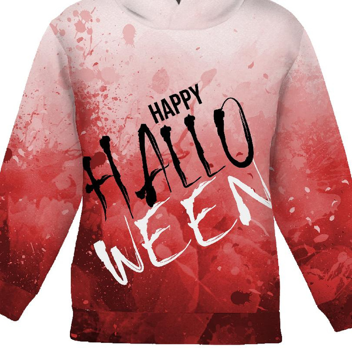 DĚTSKÁ MIKINA S KAPUCÍ (ALEX) - HAPPY HALLOWEEN - teplákovina
