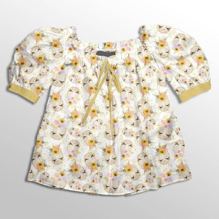 SLEEPING EASTER EGGS (CUTE BUNNIES) - Woven Fabric for tablecloths