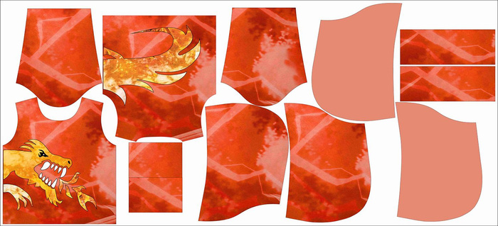 ROTER NINJA HOODIE - Sommersweat (110/116)