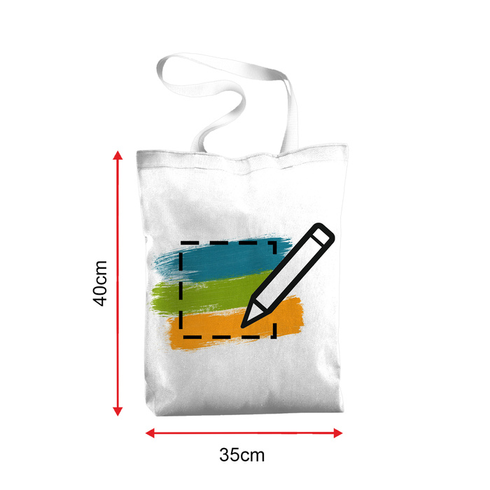 SHOPPER TASCHE - MIT EIGENEM AUFDRUCK - Wasserabweisende Webware - Nähset
