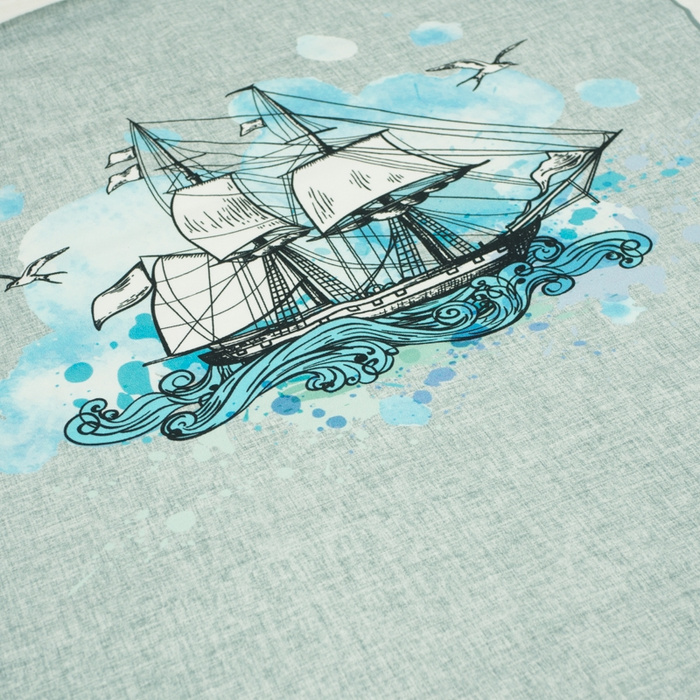 ŻAGLOWIEC - panel dzianina pętelkowa 