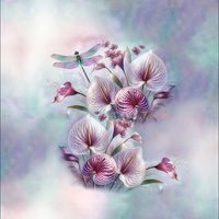 PASTEL BLOOM WZ. 4 - PANEL (60cm x 50cm)