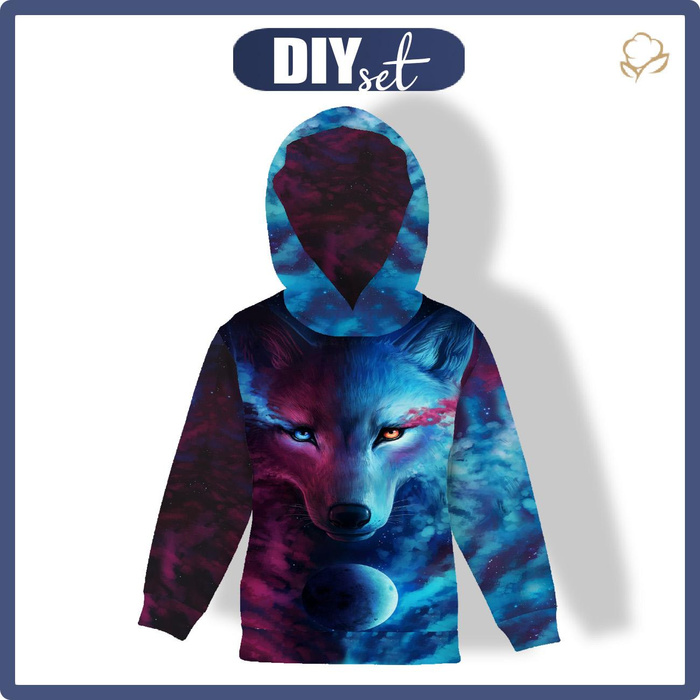 KID'S HOODIE (ALEX) - DARK ENERGY - sewing set (146/152)