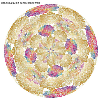 MANDALA 3 - velký panel pro kruhovou sukni