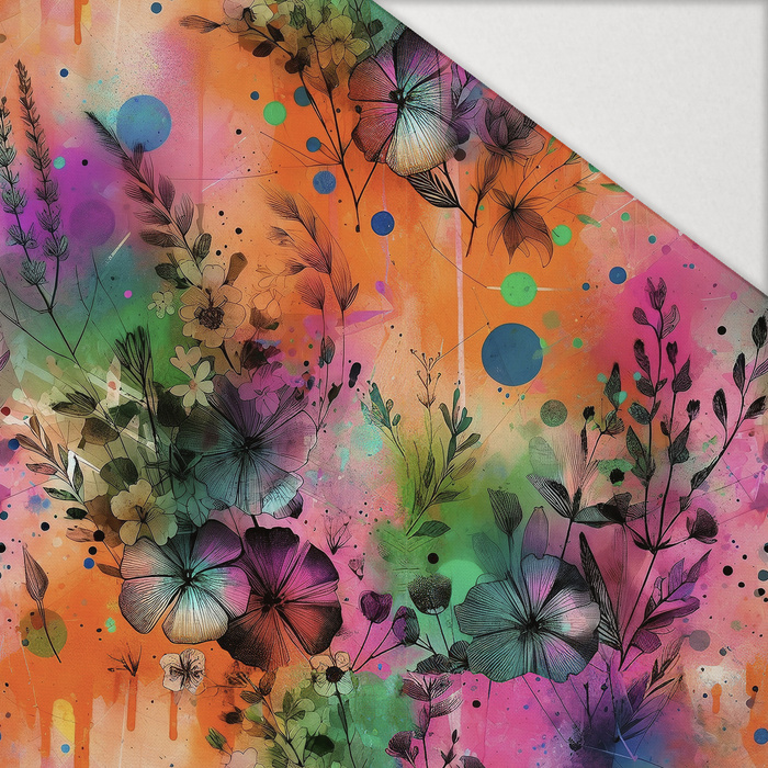 FLORAL REVERIE WZ. 3 - Hydrophobic brushed knit