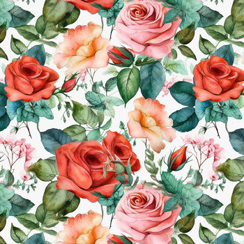 FLOWERS WZ.45- Welur tapicerski