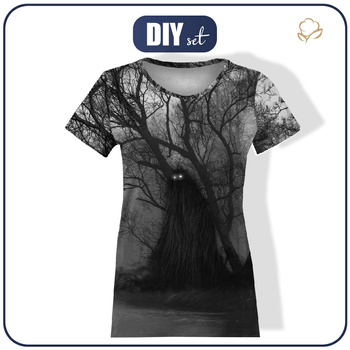 DAMEN T-SHIRT - CIEMIENIAK BIEST - Nähset XXXL