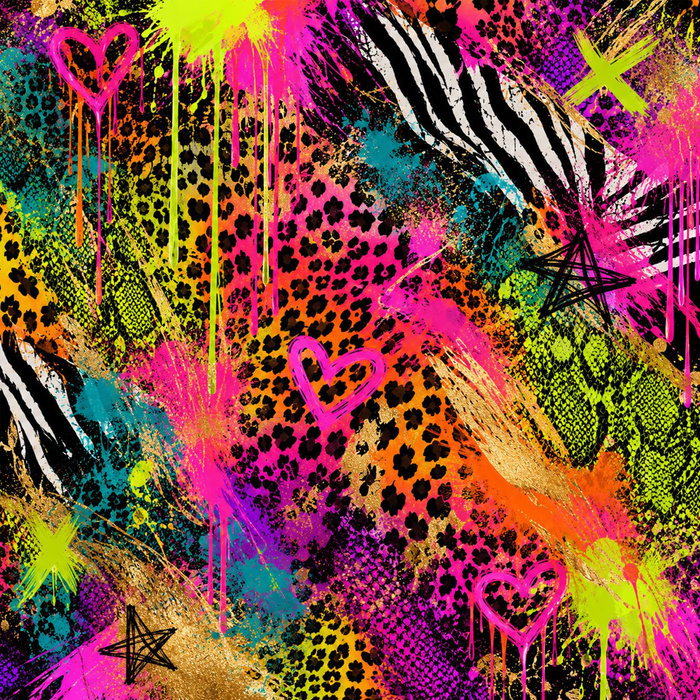 NEON JUNGLE WZ. 1 - Hydrophober angerauter Wintersweat