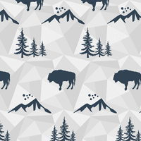 URWALD (Adventure) / hellgrau - Wasserabweisende Webware