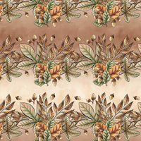 BLÄTTER UND EICHELN Ms. 1 (HERBST IM WALD) - HOME DECOR PREMIUM Webware