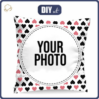 PILLOW 45X45 - WITH OWN PRINT 5 - Panama 220g - sewing set