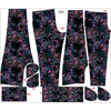 JOGGERY DAMSKIE (NOEMI) - FLORAL WZ. 7 - zestaw do uszycia M