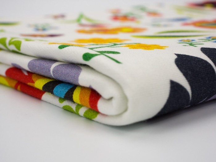 LOWICZ FOLKLORE / white - Viscose jersey WE210