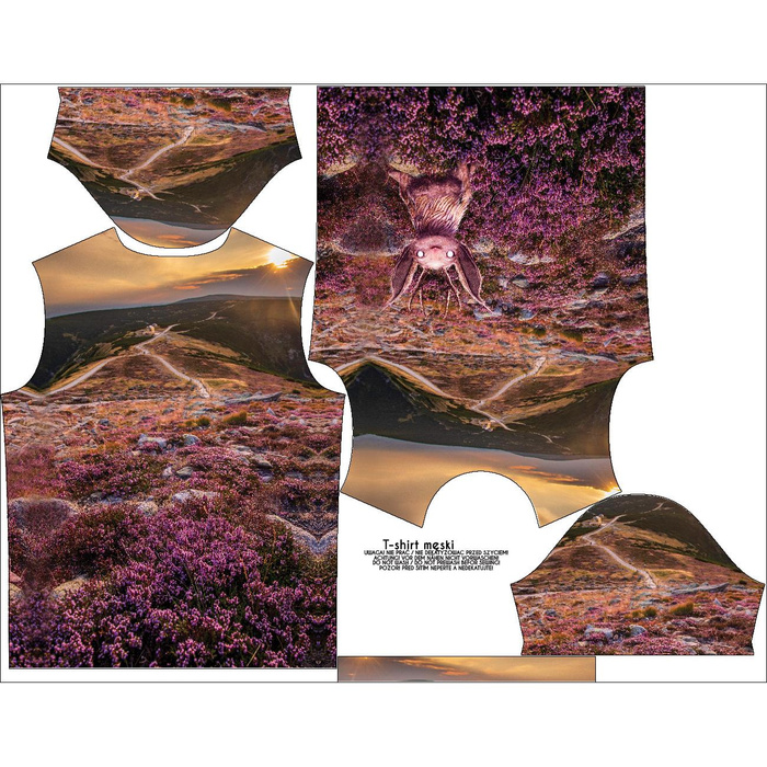 PÁNSKÉ TRIČKO - WRZEŚNIK BESTIE - Sada šití XS