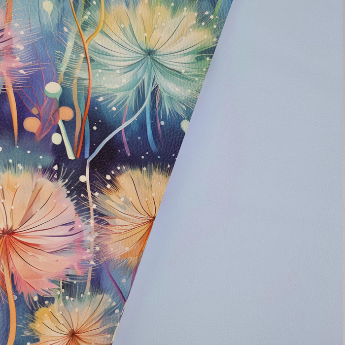 BABY BLUE (46 cm x 50 cm) - matte leatherette