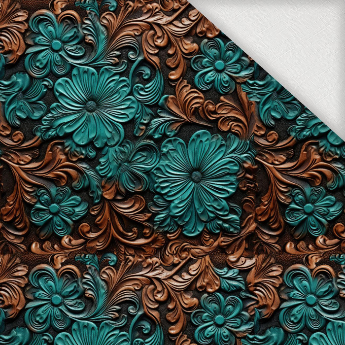 Leather Pattern wz.5 - Woven Fabric for tablecloths