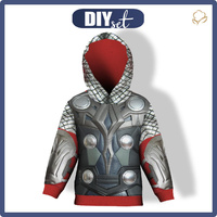KID'S HOODIE (ALEX) - SUPERHERO PAT. 7 - sewing set (98/104)