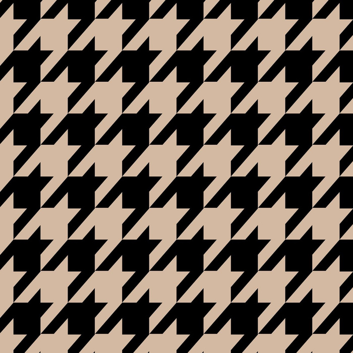 CZARNA PEPITKA / BEŻOWY