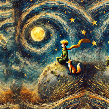 FAIRY WORLD wz.17 - PANEL - panel (60cm x 50cm) dzianina pętelkowa