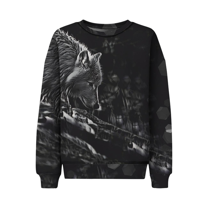 DĚTSKÉ TEPLÁKY (MILAN) - Arktický vlk - Sada šití (110-116)