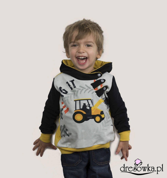 DIGGER - panel (60cm x 50cm) Cotton woven fabric