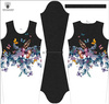 PENCIL DRESS (ALISA) - BUTTERFLY PAT. 2 - sewing set XXL