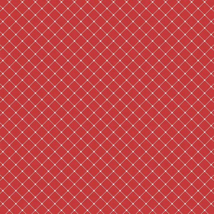STITCH / red (VALENTINE'S MIX) - Cotton woven fabric