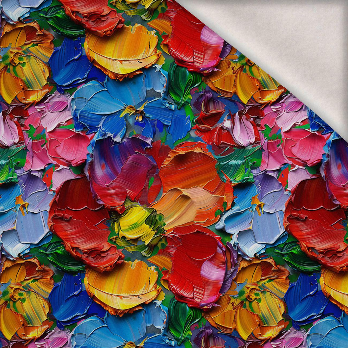 ABSTRACTION wz.15 - brushed knitwear with elastane ITY