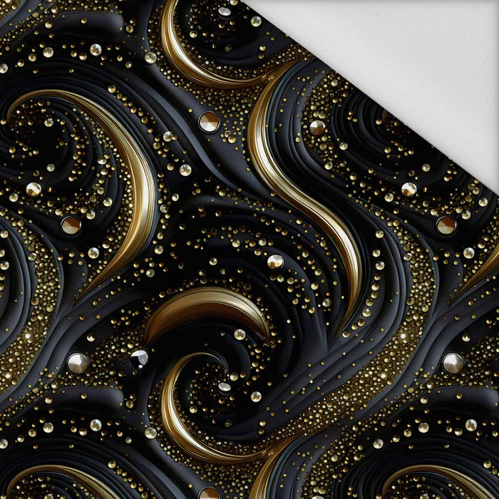 Black & Gold Glamour wz.10 - tkanina wodoodporna