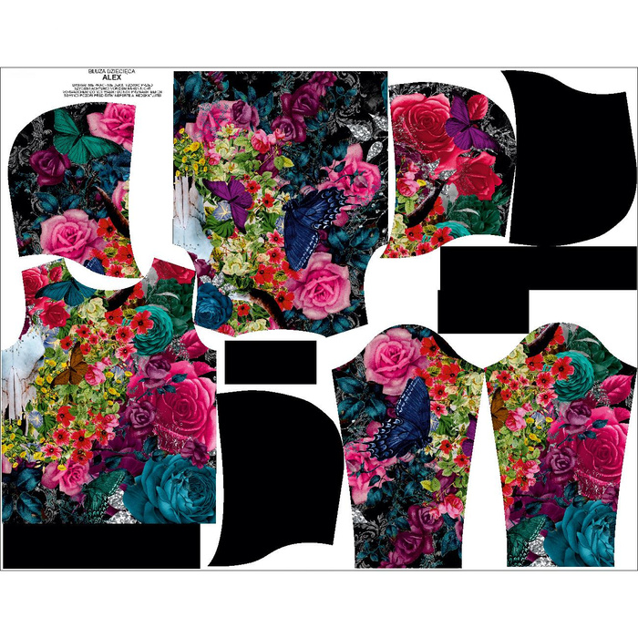 KID'S HOODIE (ALEX) - EDEN - sewing set (134/140)