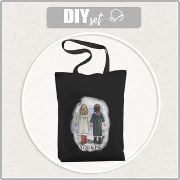 SHOPPER KABELKA - YOU & ME / girls - Sada šití