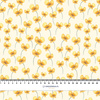 Buttercup / white - Cotton woven fabric